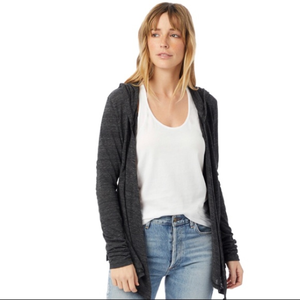 NEW Alternative Apparel Warm Up Eco-Jersey Wrap M